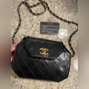 SOLD! CHANEL RARE VINTAGE OCTAGON BAG